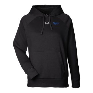 Under Armour Women's Rival Fleece Hooded Sweatshirt - 1379500 - with Embroidered Logo
