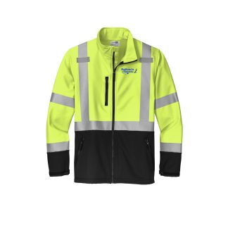 CornerStone® ANSI 107 Class 3 Soft Shell Jacket (CSJ503) with Embroidered Logo