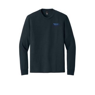 District ® Perfect Tri ® Long Sleeve Tee (DM132) with Embroidered Logo