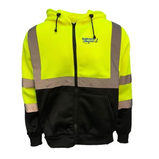 Comfort Weight Fleece Zip-Up Hoodie, Class 3 – JS3300 with Embroidered Logo