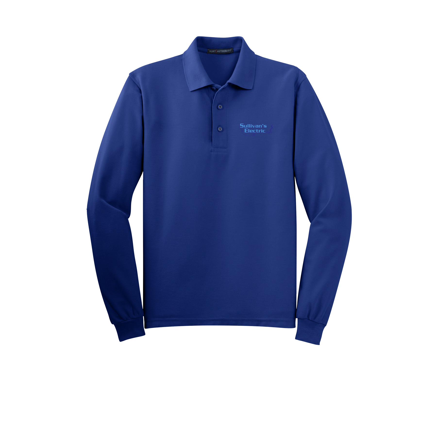 Port Authority® Silk Touch™ Long Sleeve Polo (K500LS) with Embroidered Logo - Image 4
