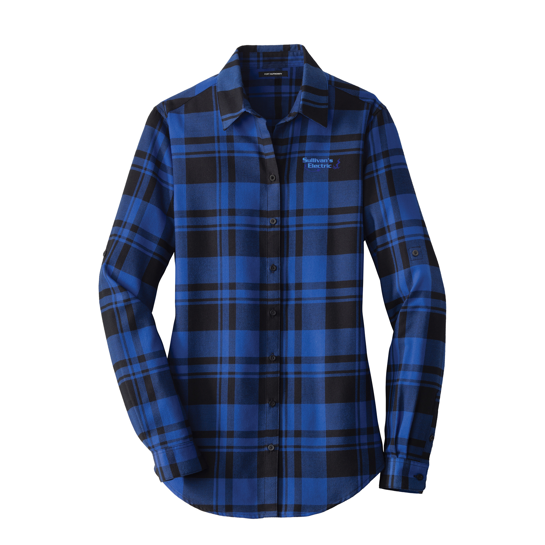 Port Authority® Women's Plaid Flannel Tunic (LW668) with Embroidered Logo - Image 2