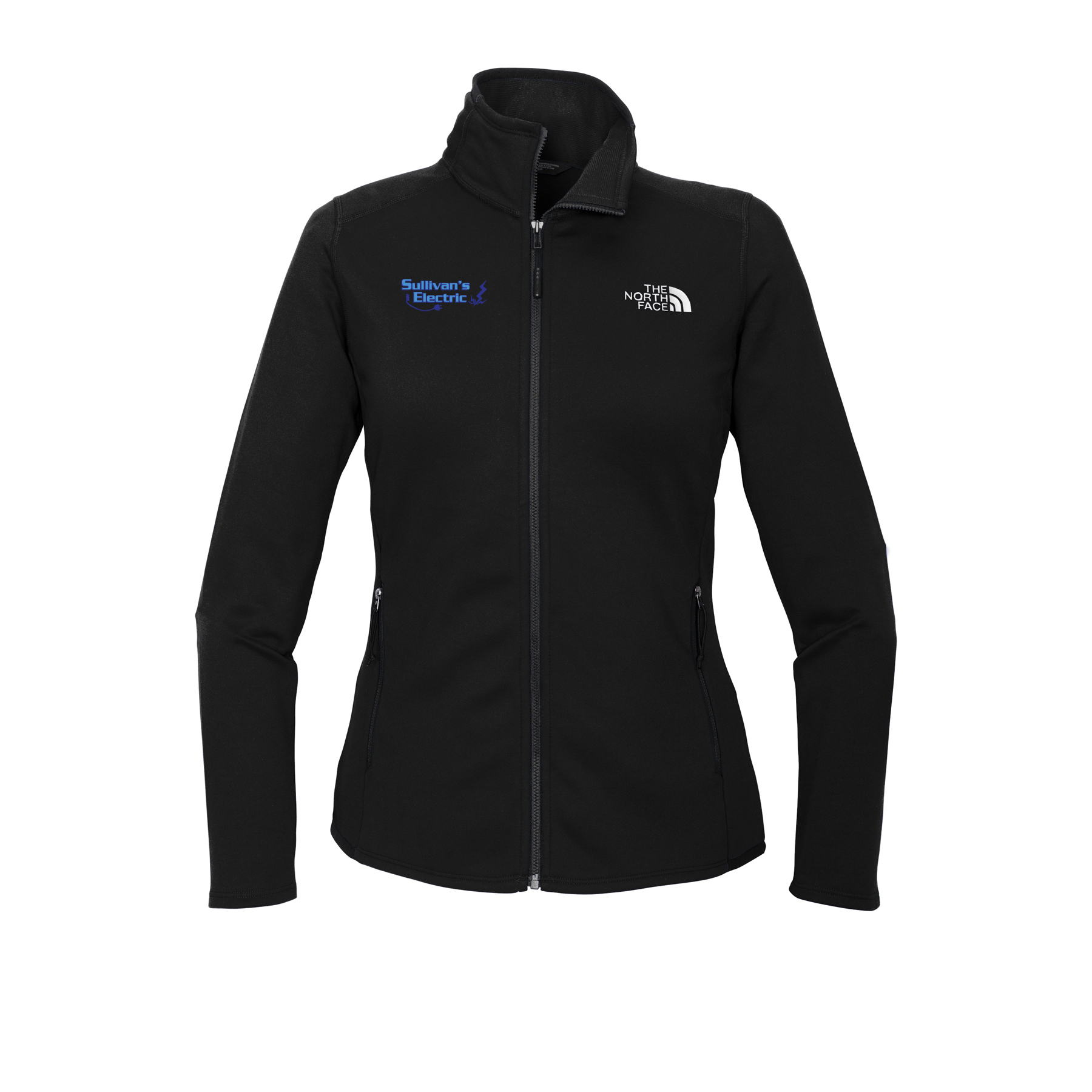 The North Face ® Women's Skyline Full-Zip Fleece Jacket (NF0A7V62) with Embroidered Logo on Front Right Chest - Image 2