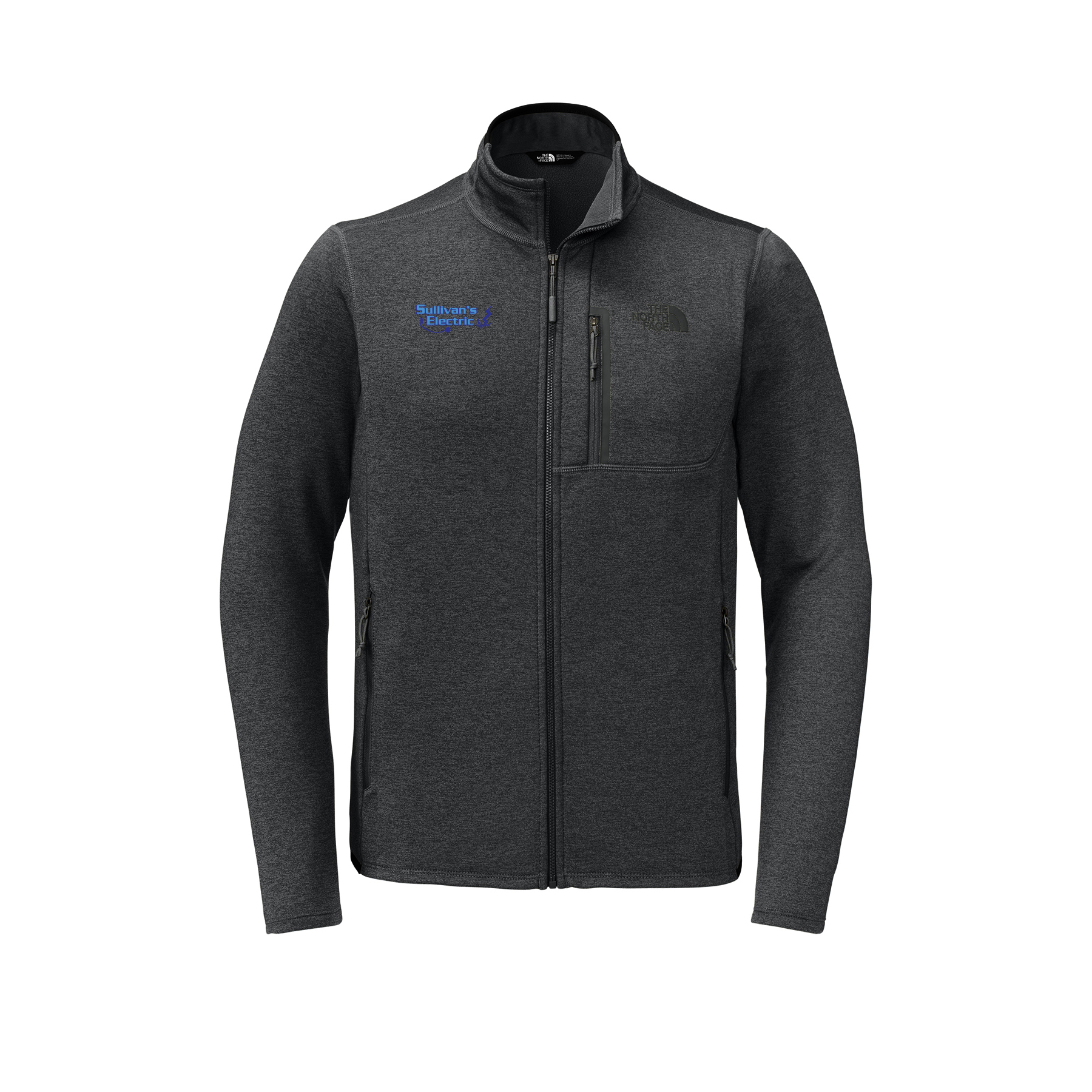 The North Face® Skyline Full-Zip Fleece Jacket (NF0A7V64) with Embroidered Logo on Front Right Chest - Image 2