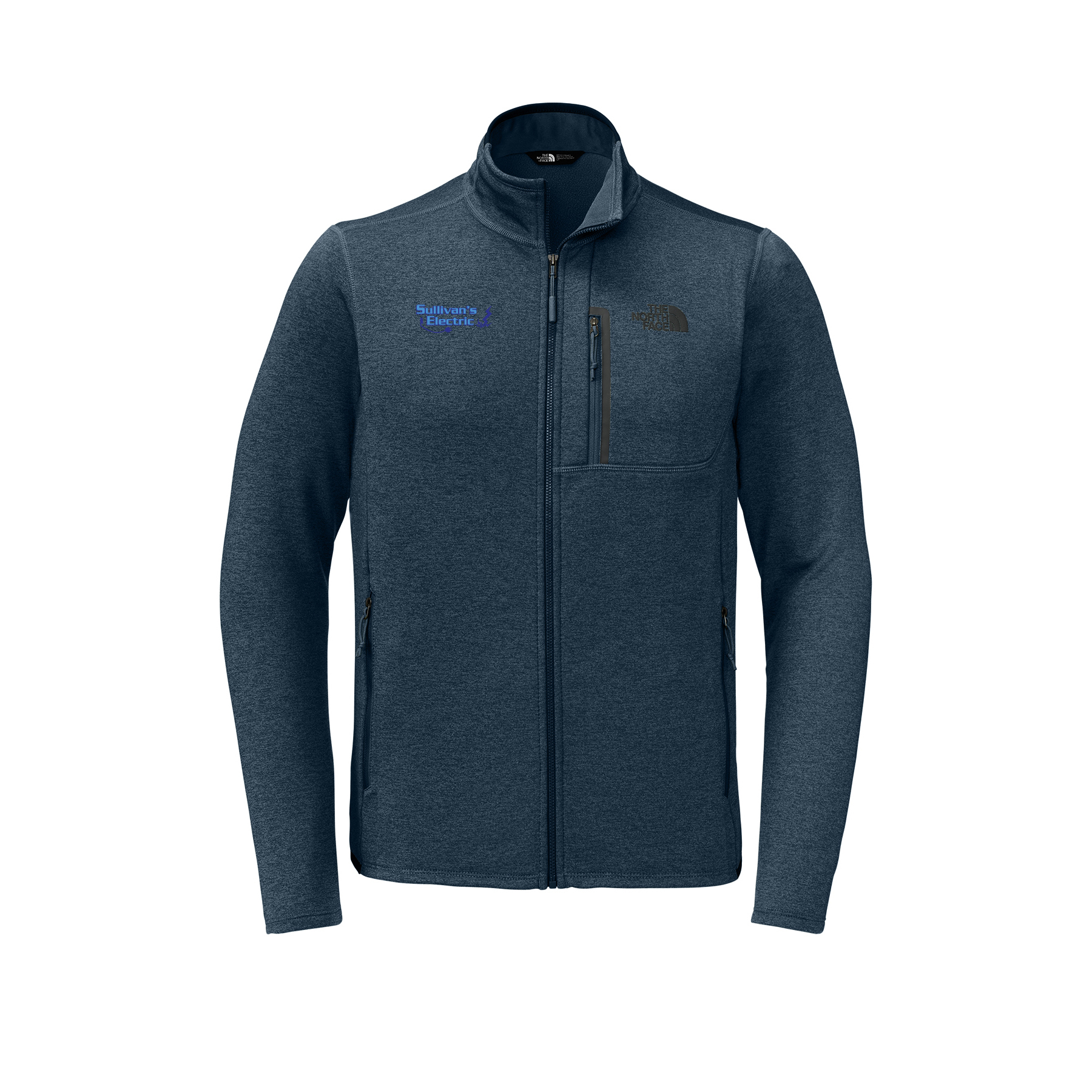 The North Face® Skyline Full-Zip Fleece Jacket (NF0A7V64) with Embroidered Logo on Front Right Chest - Image 3