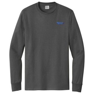 Port & Company® Long Sleeve Essential Tee (PC61LS) with Embroidered Logo