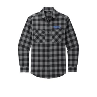 Port Authority® Plaid Flannel Shirt (W668) with Embroidered Logo