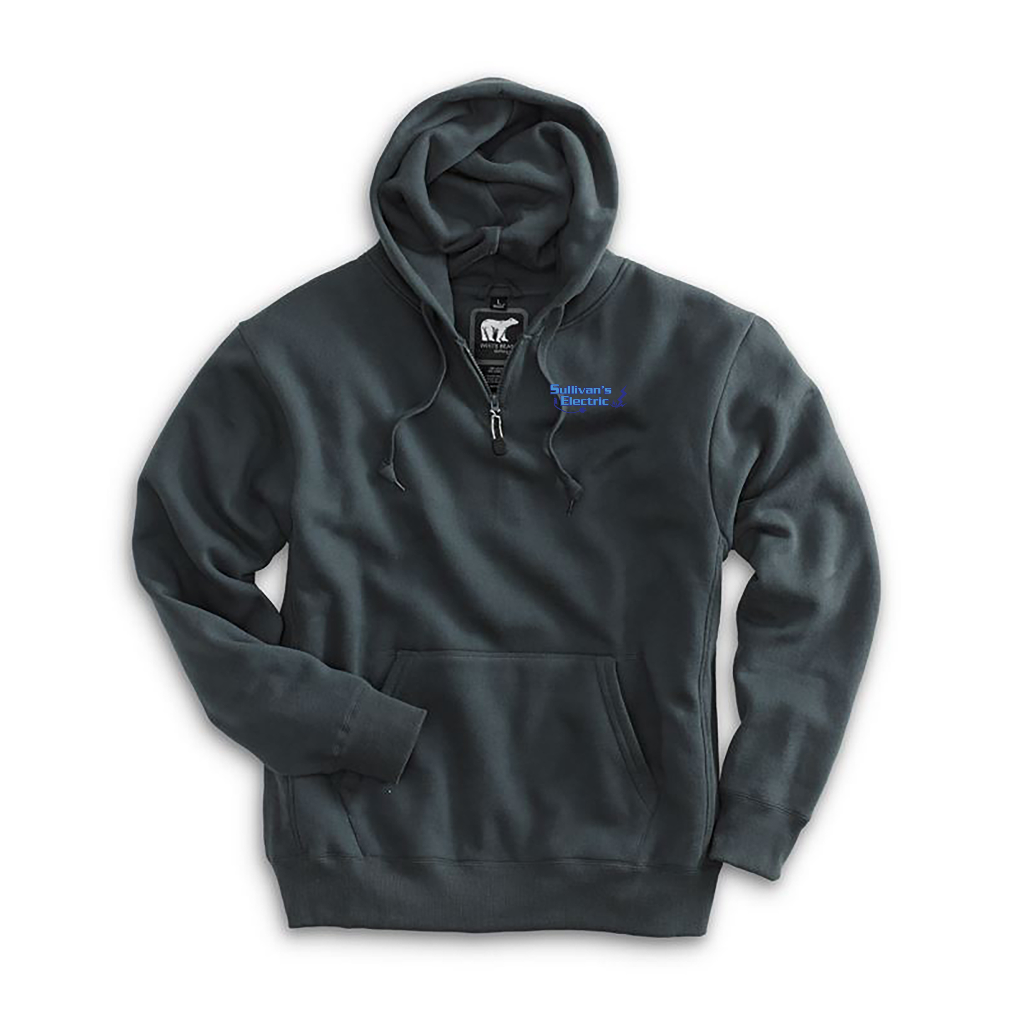 White Bear Clothing Company Heavyweight Hoodie – 1000 – with Embroidered Logo - Image 4