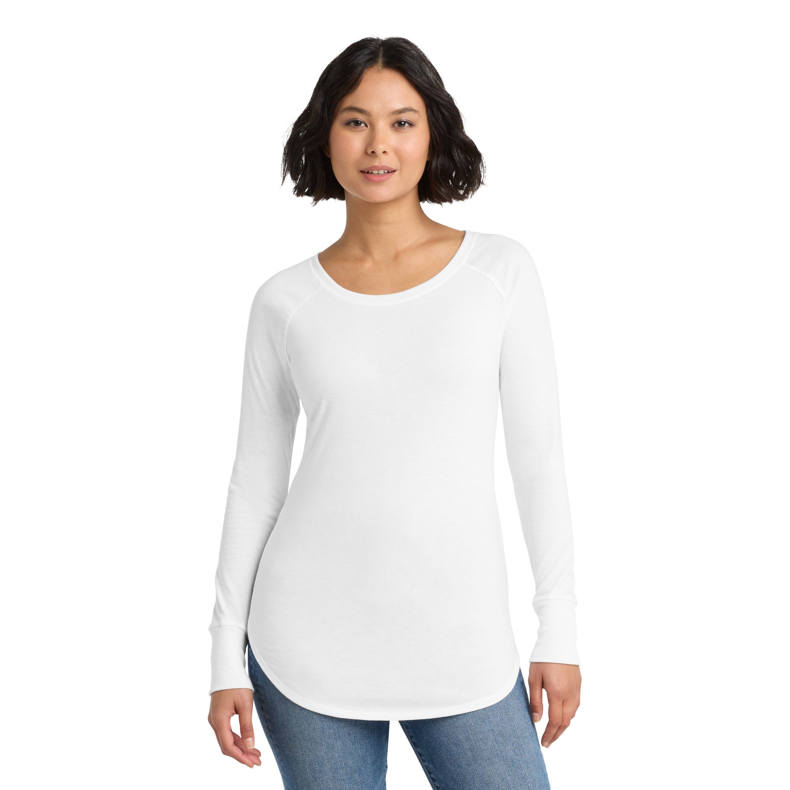 District ® Women’s Perfect Tri ® Long Sleeve Tunic Tee – DT132L - Image 2