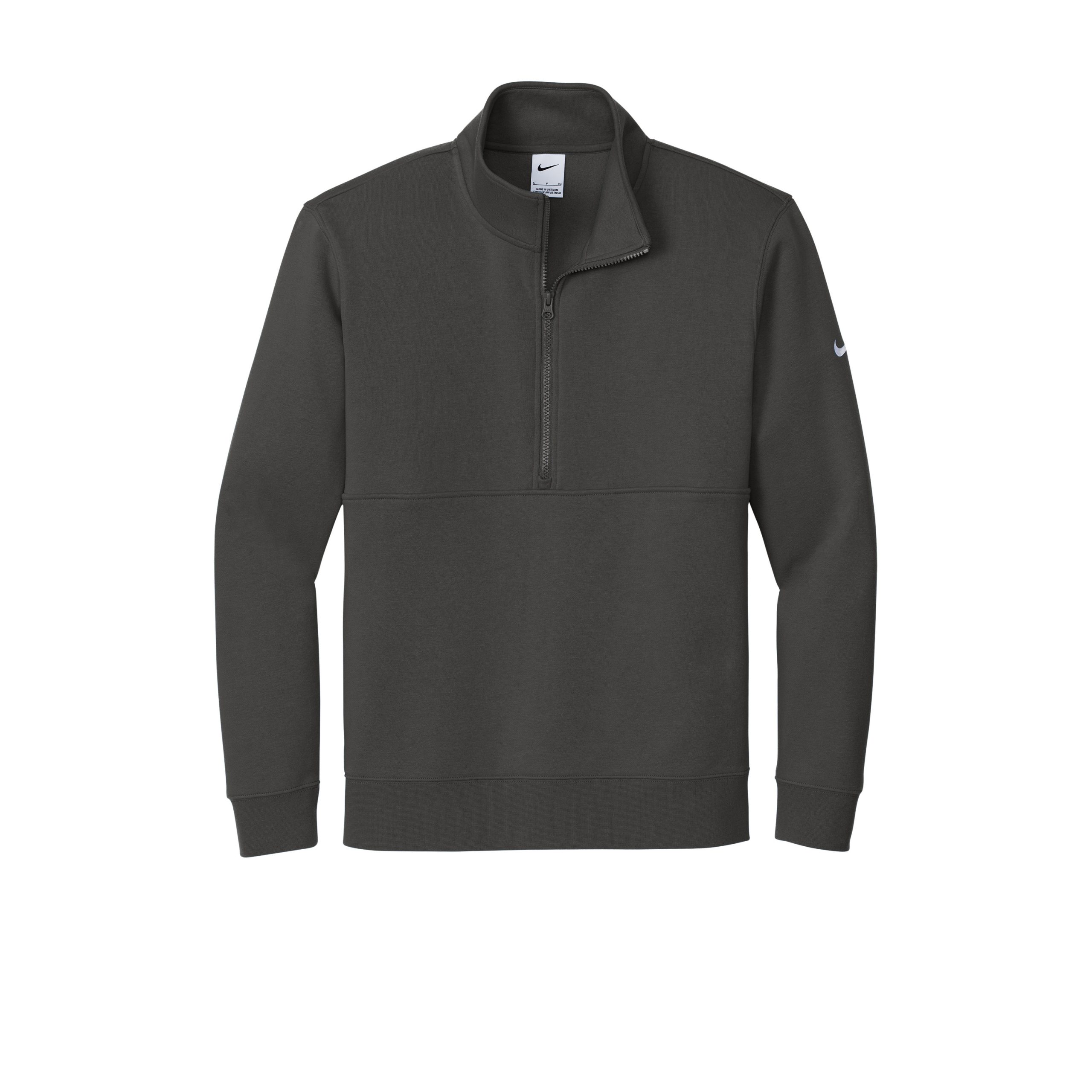Nike Club Fleece Sleeve Swoosh 1/2-Zip – NKDX6718 - Image 2