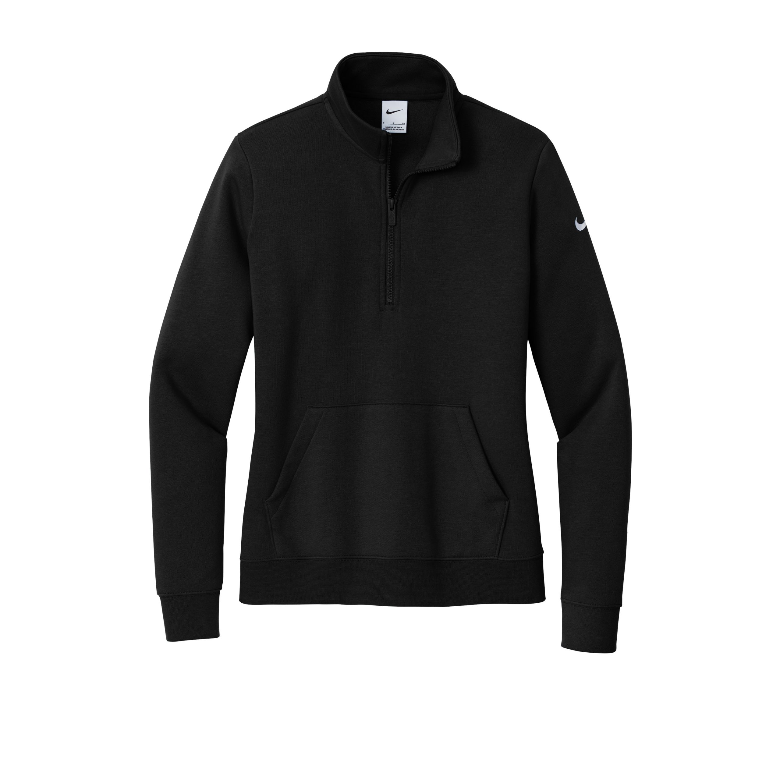 Nike Women's Club Fleece Sleeve Swoosh 1/2-Zip – NKDX6720 - Image 3