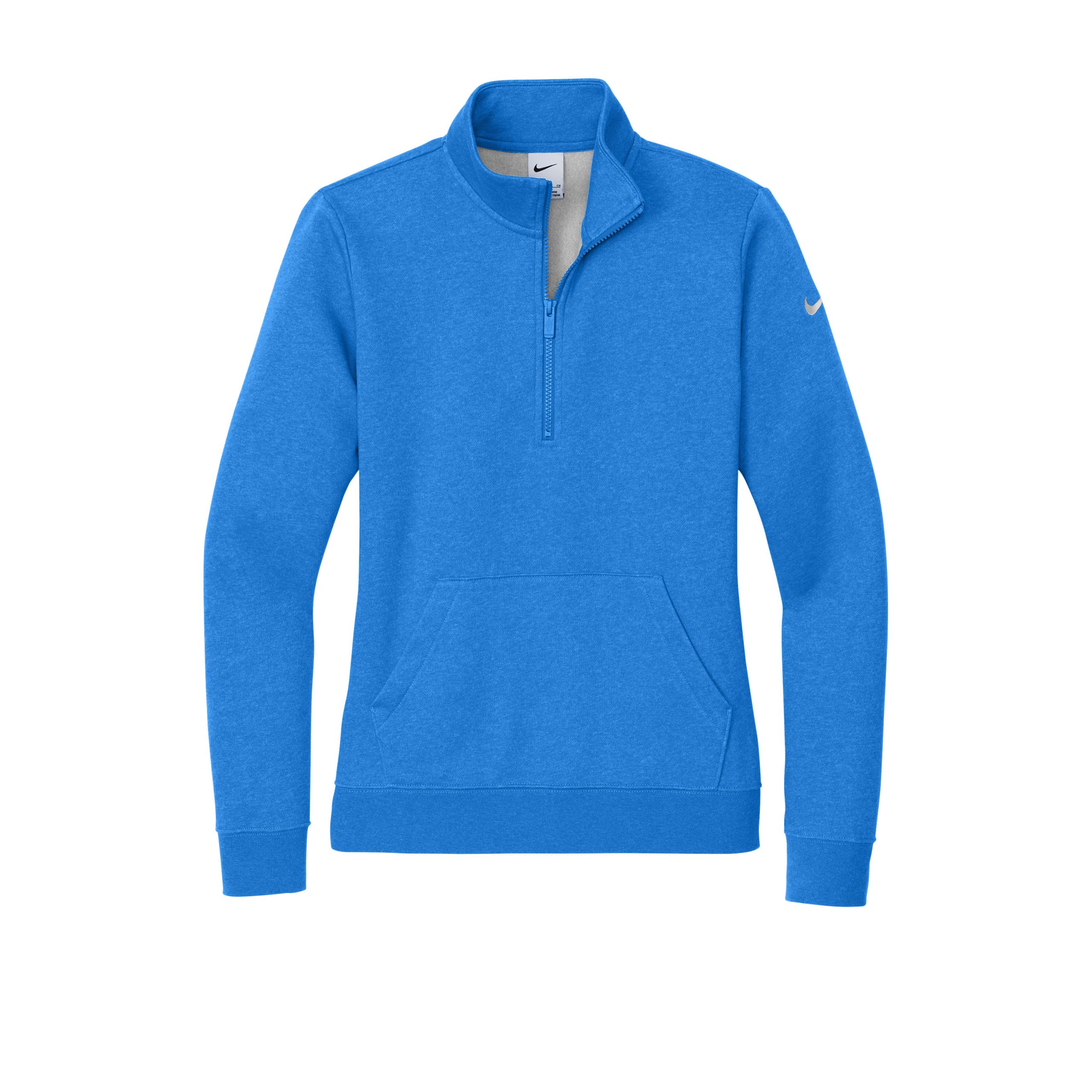 Nike Women's Club Fleece Sleeve Swoosh 1/2-Zip – NKDX6720