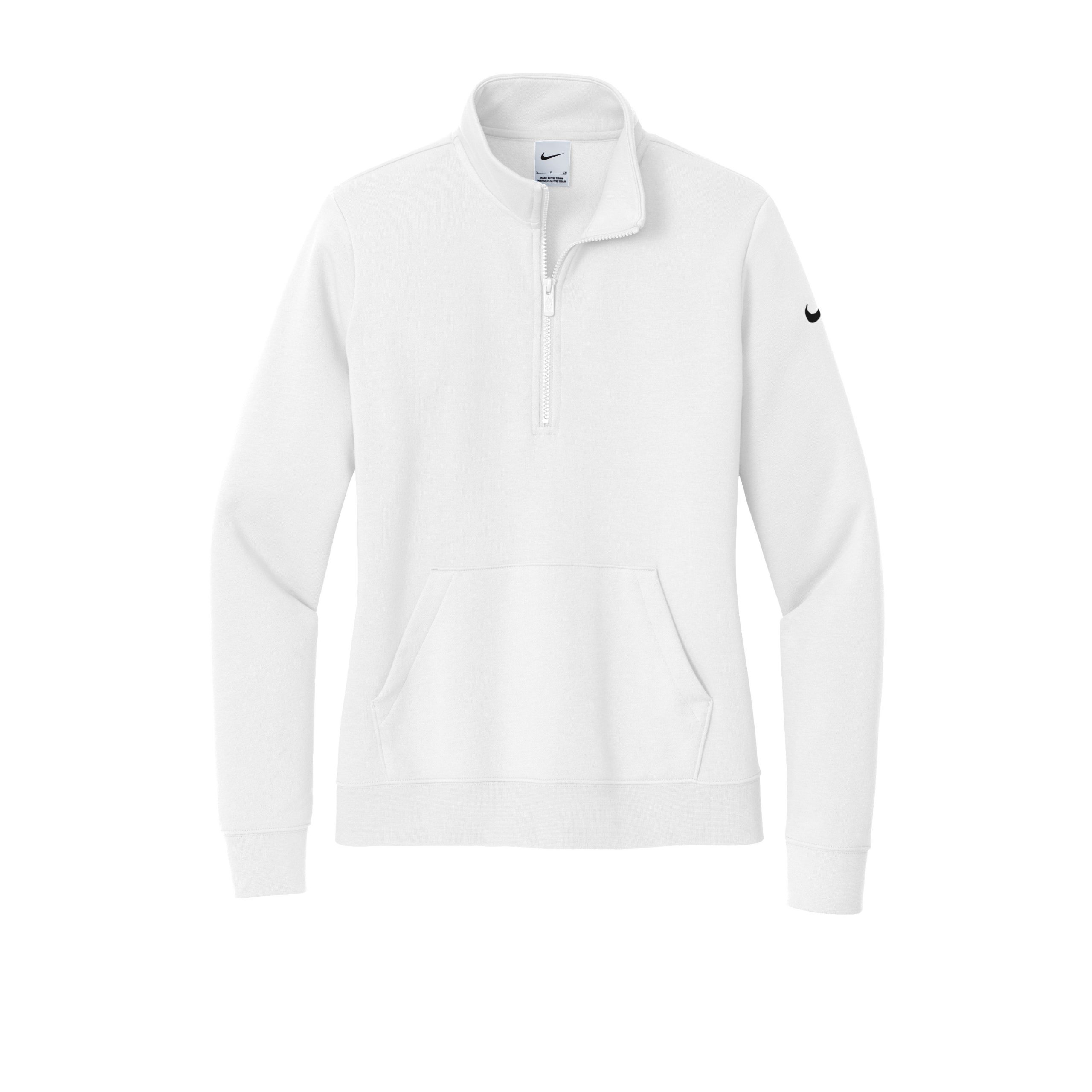 Nike Women's Club Fleece Sleeve Swoosh 1/2-Zip – NKDX6720 - Image 7